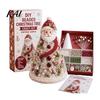 Desktop Bookshelf Ornament Kit DIY Christmas Tree Beading for Adults Beginners, Handmade 3D with Full Halloween Home Decor Crafts Tools And