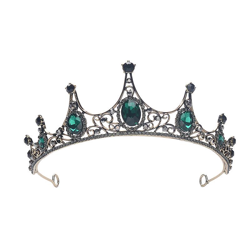 Korean Style Bridal Tiara Crown Headband Handmade Diamond Bridal Crown Jewelry Wedding Accessories Crown