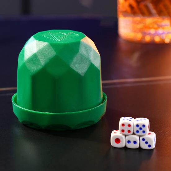 Yousheng 1 набор игральных костей с основанием 5 игральных костей прочный ручной шейкер чашка для взрослых семейный ночной бар вечеринка азартные игры питье настольная игра казино оборудование