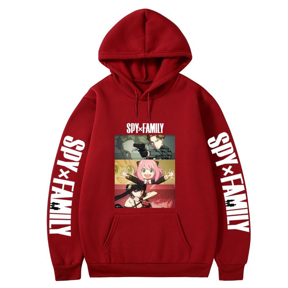 Spy × Family Anime Print Fashion Casual Hooded Sweater