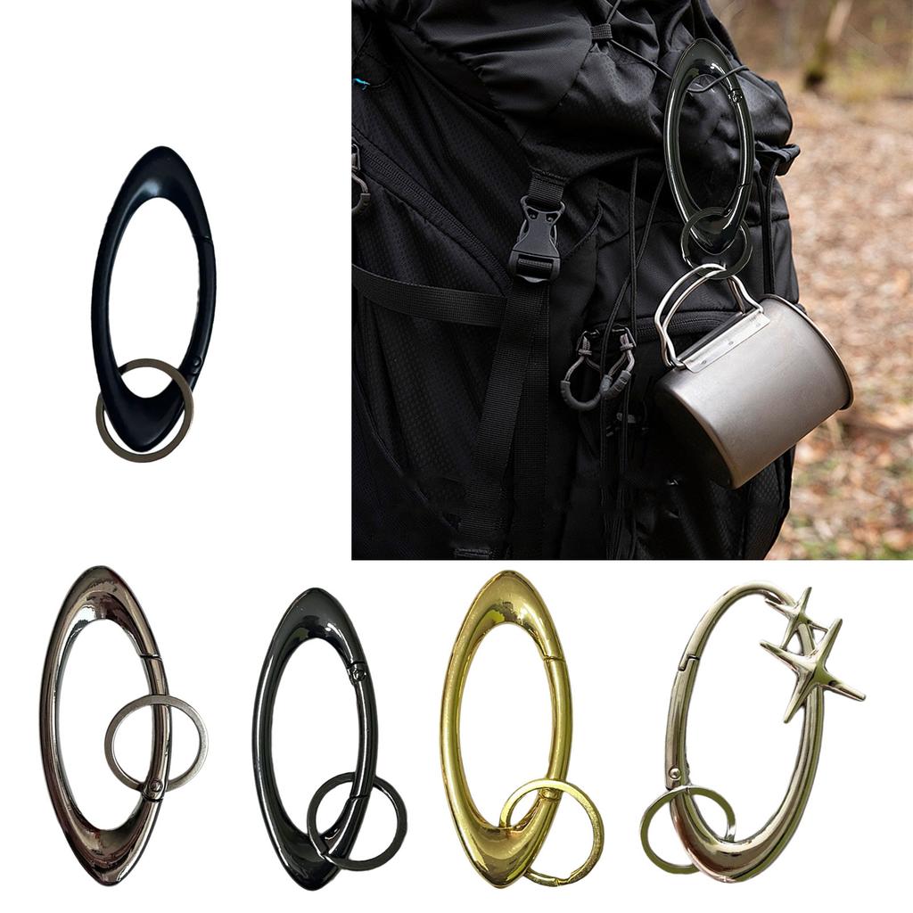 Металлический карабин-брелок для альпинизма, готический, для альпинизма, для украшения рюкзака на поясе, подвеска для школьной сумки