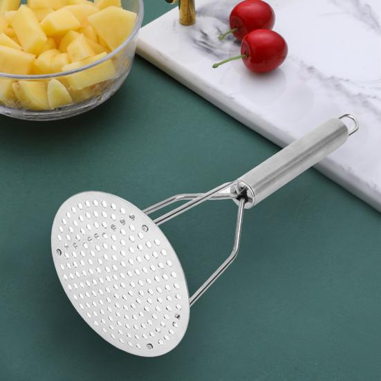 Useful Easy To Use Anti-rust High Hardness Stainless Steel Potato Presser Kitchen Tools Potato Masher
