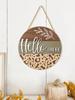 1pc Hello Pumpkin Logo Laser Carving Hello Autumn Door Logo | Autumn Porch Decoration | Autumn Tray Filler | Pumpkin Logo | Laye