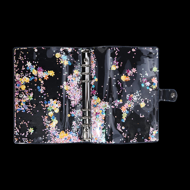 Обложка для блокнота на кольцах формата A5/A6, сменная, 25 листов, прозрачные протекторы для внутренних страниц планера