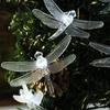 Solar String Lights Outdoor Solar Operated String Lights Outdoor Dragonfly Decoration Illumination Dusk-to-Dawn Fairy Lamp For