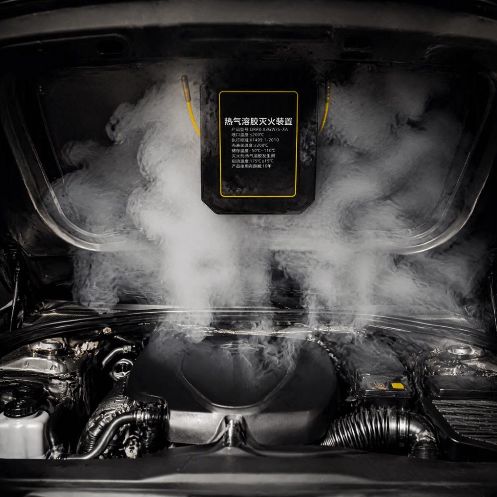 20g Fire Suppression Device Automatic Extinguishing Sticker Device Automotive Engine Compartment
