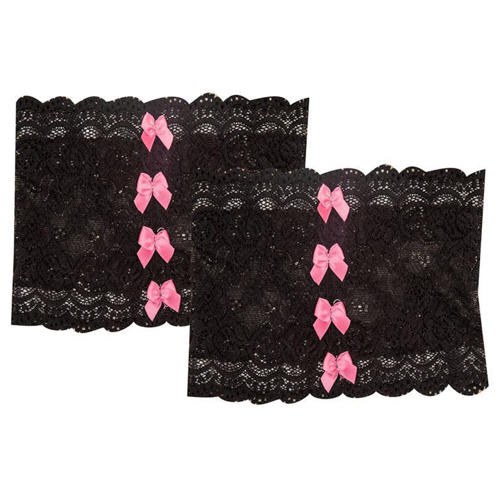 Женские кружевные эластичные повязки на бедра с бантом, предотвращающие натирание бедра, носки
