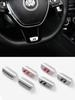 EPYFH1 VW 2026 Hot 3D Metal R R line GTI Badge Steeling Wheel Cover Stickers Car Styling For VW Golf GTI Sportsvan Sagitar Magotan B8 T