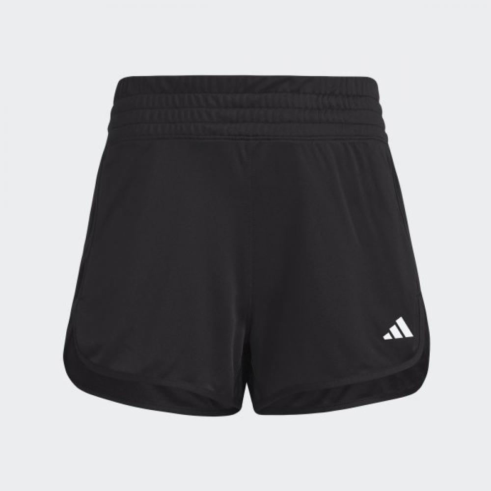 AdidaS Women S Pacer eSSentialS Knit High riSe ShortS Training Functional ShortS