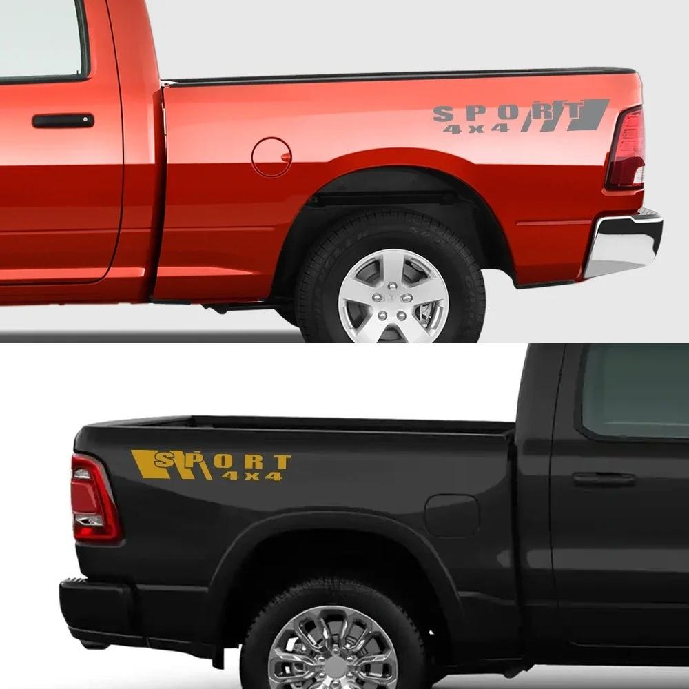 Автомобиль 4x4 Спортивная наклейка Виниловая стильная декорация Наклейка Сделай сам Для Toyota Hilux Tacoma Maxus T60 Changan Hunter Dodge RAM Isuzu Dmax