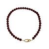Beaded Necklace Glass Beads Copper 31-40cm Gold Plated Chain Double Toggle Clasp for Fashion Lovers Party Jewelry