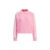 Adidas Originals X Feifei Ruan Классический свитшот с круглым вырезом в три полоски, женские топы, розовый IX4229