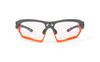 RUDYPROJECT Photonic Piyombo Матовый бампер Линза Impact X2 Фотохромная красная 17 мм Солнцезащитные очки, Оправа, Мандарин, Линзы, Ширина 72 мм, Высота 39 мм, Переносица