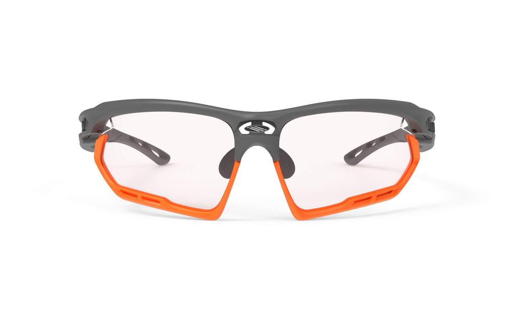 RUDYPROJECT Photonic Piyombo Матовый бампер Линза Impact X2 Фотохромная красная 17 мм Солнцезащитные очки, Оправа, Мандарин, Линзы, Ширина 72 мм, Высота 39 мм, Переносица