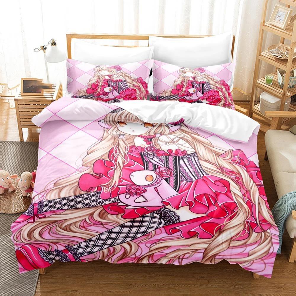 3D печать Kawaii аниме Chobits Chi комплект постельного белья для мальчиков и девочек Twin Queen Size пододеяльник наволочка кровать для детей и взрослых домашний текстиль
