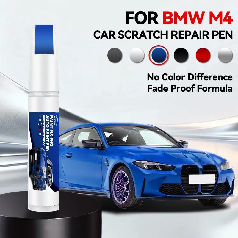 For BMW M4 Car Paint Repair Pen Touch Up Scratch Remover DIY Auto Accessories Black 475 Blue P5T Gray B39 Gray C4W White