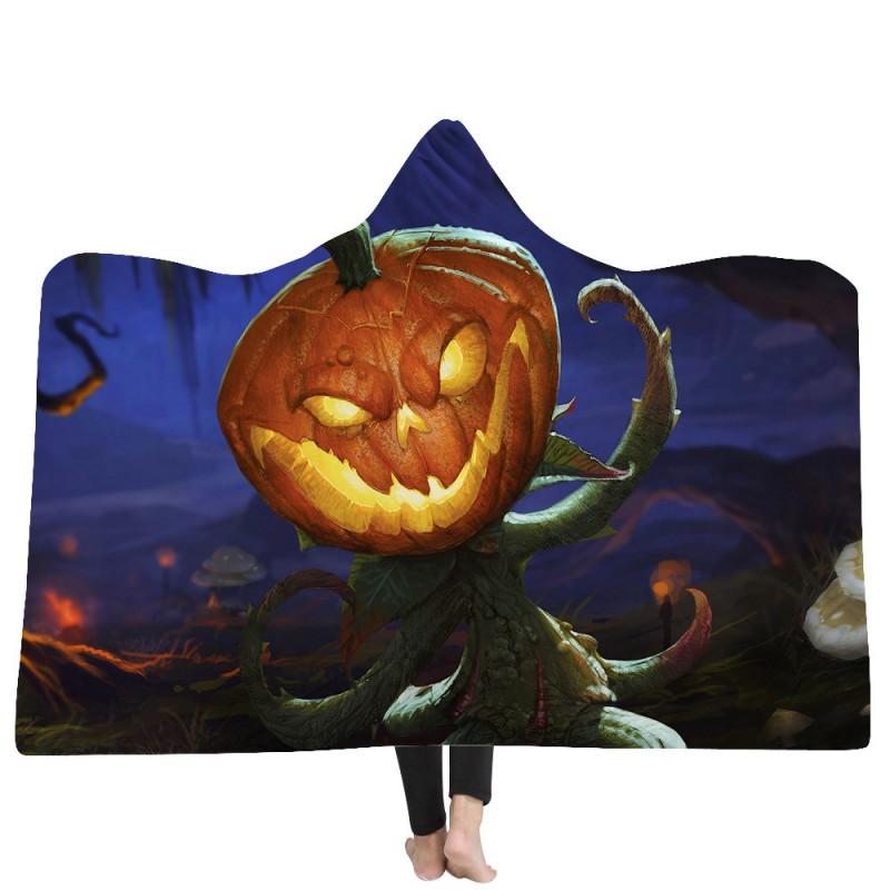 Hooded Blanket Adults Cozy Throw Super Soft Fleece Warm Winter Nap Home Decor