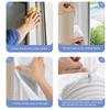 AC Window Frame Sealing Cloth Portable Air Conditioner Window Sealing Cloth  AC Window Frame Baffle Kit Silver Grey