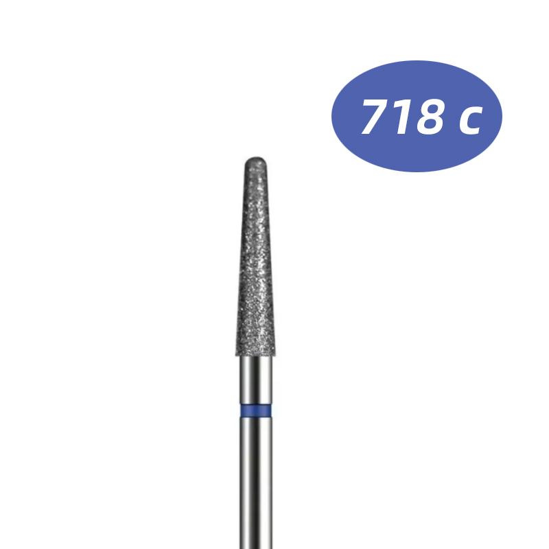 Алмазное сверло 718M 720M Удаление омертвевшей кожи Полировка гелем Аксессуары для ногтей