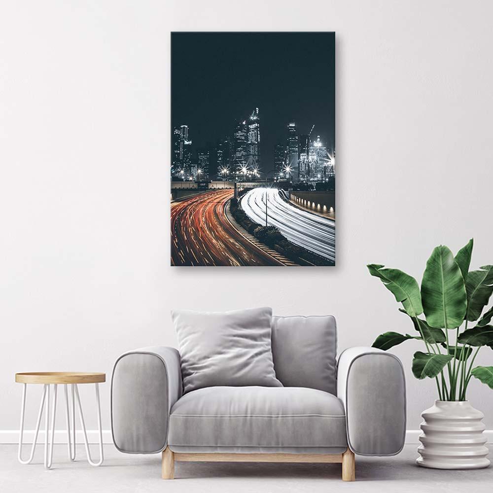 Canvas Print City At Night