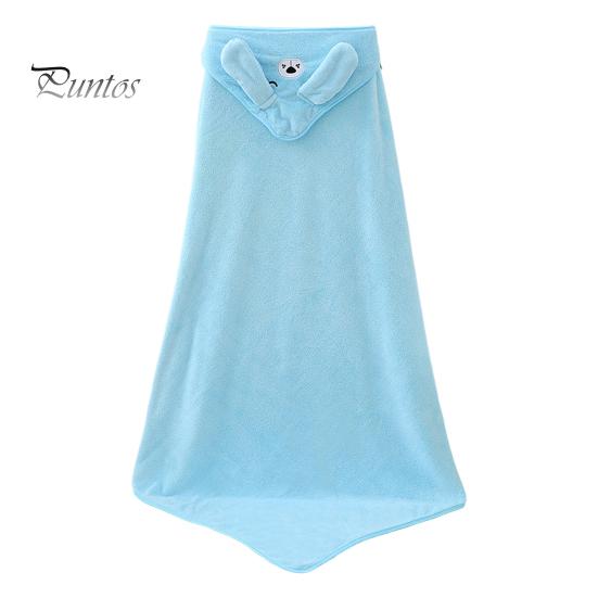 Детское банное полотенце, декор с вышивкой в ​​виде животных, мягкая микрофибра, хорошо впитывающее пеленание для новорожденных, впитывающая пот накидка, накидка для сушки тела