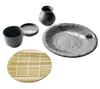 Setomono Honpo Comet Stone Grain Soba Set Choko 5-Piece (Soba [Chokku] [Soba Plate])