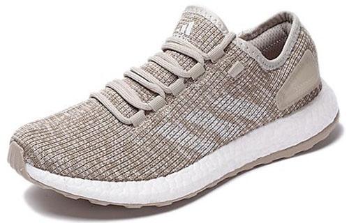 Adidas Pure Boost Cream Coloured White Shoes 'Light White' S82099