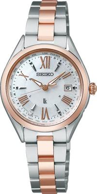 [Часы Seiko] Коллекция Rukia Lady, обновленные модели SSQV104, женские, серебро + розовое золото