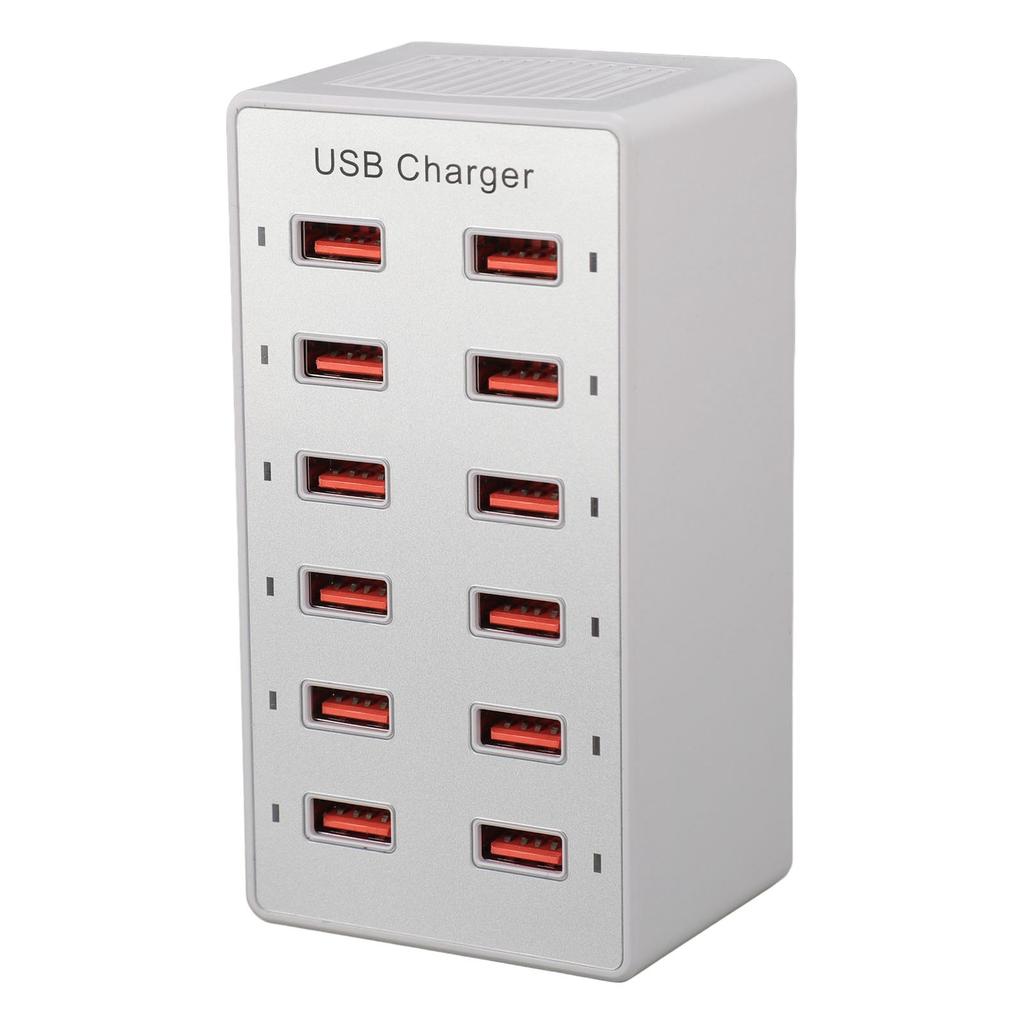 USB зарядное устройство 12 портов USB зарядная станция 60 Вт многопортовое USB настенное зарядное устройство быстрая зарядка USB