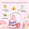 Vigor 28 Natural Scent Laundry Detergent: Long-Lasting, Low Foam, Easy Rinse, Stain Removal, Family Pack, Machine Wash Friendly.