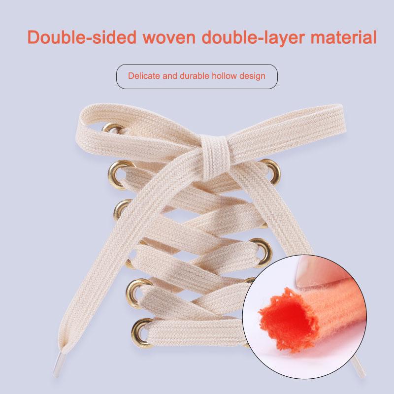 Классические хлопковые шнурки для плоских кроссовок, шнурки для теннисной обуви, ширина 1 см, 80/100/120/140/160 см, аксессуары для обуви