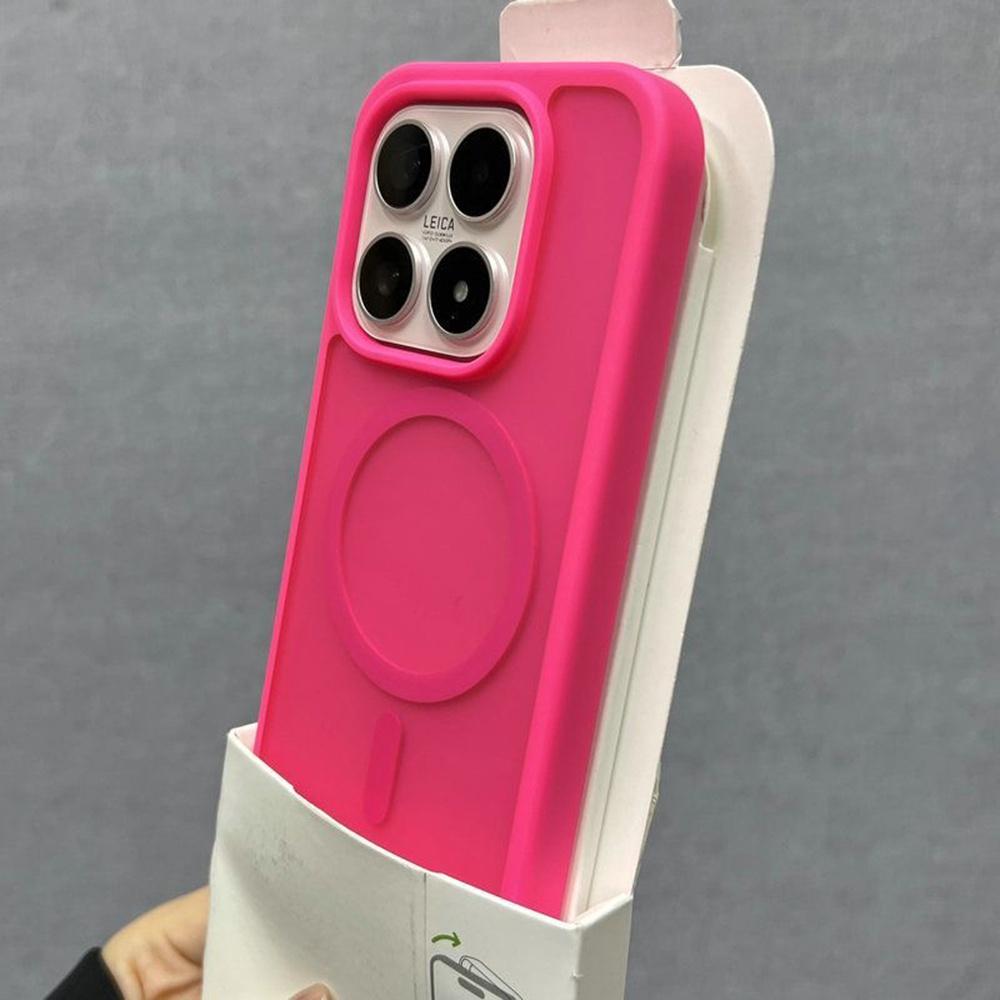 Матовый Полупрозрачный Магнитный Чехол Для Xiaomi 17T 15T 17 Pro Max Для Беспроводной Зарядки Magsafe Мягкий ТПУ Каркас + Ударопрочная Крышка из ПК