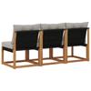 3 Piece Outdoor Center Sofa