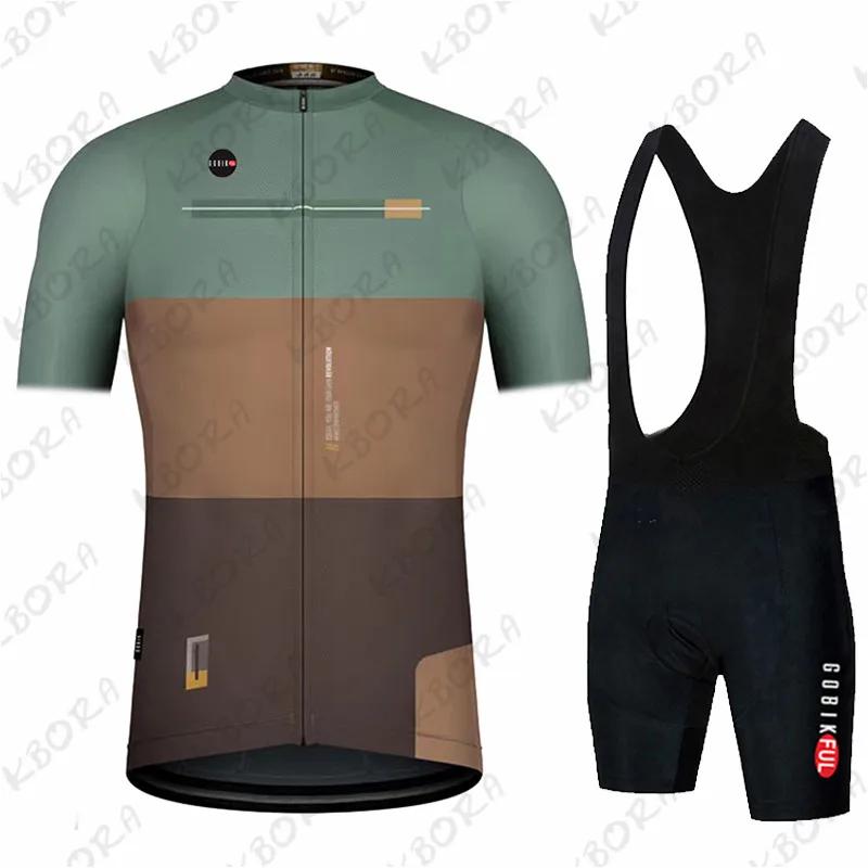Мужская одежда для велоспорта с коротким рукавом Gobik Mtb Велосипедная форма Майка Велосипед Одежда для велоспорта Мужская 2026 Летний дышащий велосипедный костюм Комплект