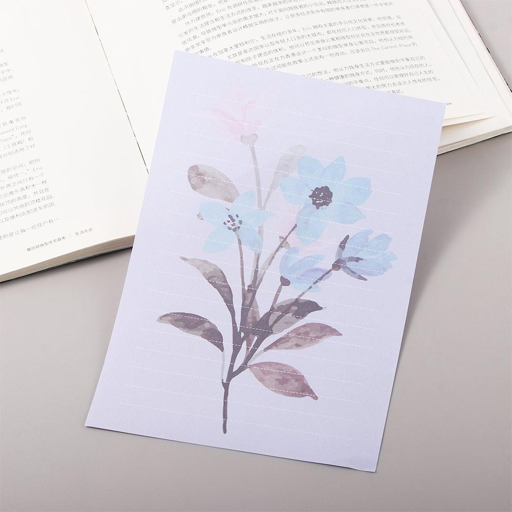 Birthday Party Letter Pad Wedding Letter Paper Writing Paper Greeting Card Flowers Envelope