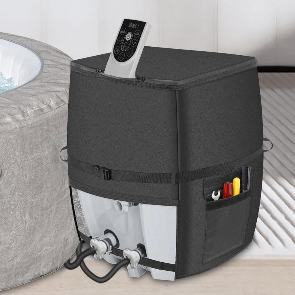 Универсальный надувной чехол для насоса-нагревателя воды для спа-бассейна для гидромассажной ванны, насоса-нагревателя для спа, водонепроницаемый чехол для насоса гидромассажной ванны, запчасти для уличного бассейна