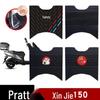 Нескользящие водонепроницаемые резиновые коврики для ног мотоцикла Pratt XinJie 150