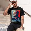 NACHO 2026 Fashion Heavyweight Hot Selling Retro Printed Pattern Fun Round Neck T-shirt for Daily Comfort