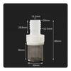 Stainless Mesh Inlet Connector Debris Block Drain Strainer for Water Pump and