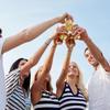 3 шт./компл. богемные плетеные эластичные браслеты дружбы, штабелируемые плетенные браслеты из бисера, регулируемые браслеты с волнистой веревкой MYY