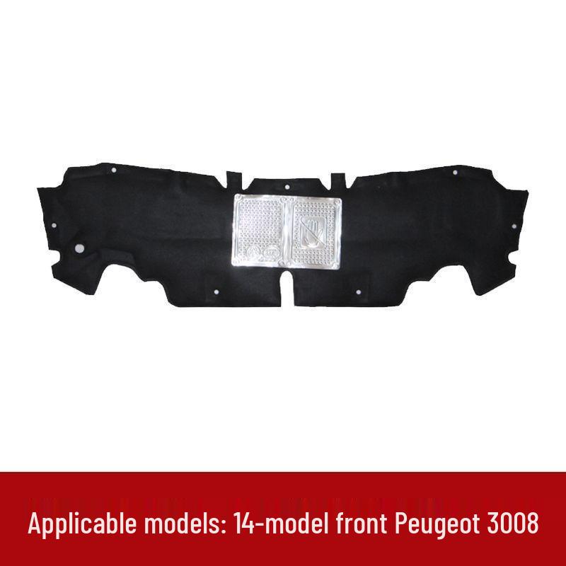 Звукоизоляция капота Peugeot 4008/3008/2008: Хлопок, огнестойкий, ударопоглощающий, снижающий тепло и шум