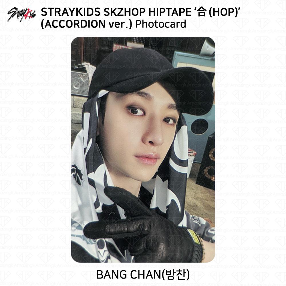 Stray Kids SKZHOP HIPTAPE HOP Аккордеон Официальная фотокарточка Unit Monochrome