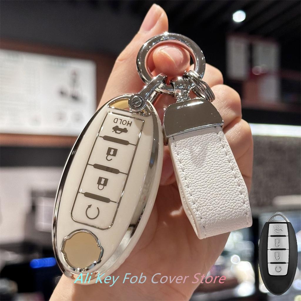 Чехол-брелок со шнурком для ключей для Nissan Altima Sentra Rogue Pathfinder Murano Armada Maxima Versa, дистанционный ключ