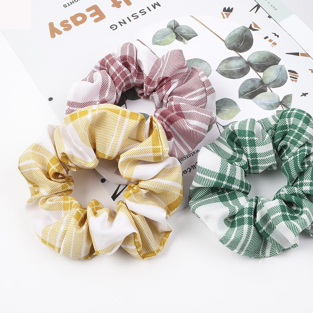 Stripe Womens Hair Accesorios Ladies Tie Striped Lady Scrunchies Ponytail Female Scrunchy Elastic Hair Ropes Headwear For Women