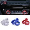 Car Air Condition/Audio Volume Control  Knob Trim Ring Accesories Fit For 1 2 3 3GT 4  X1 F30 F34 F20(With AUTO Button)