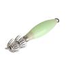 1/5PCS Noctilucent Jigs Luminous Squid Hook Wood Shrimp Lures Fishing Tackle Octopus Bait