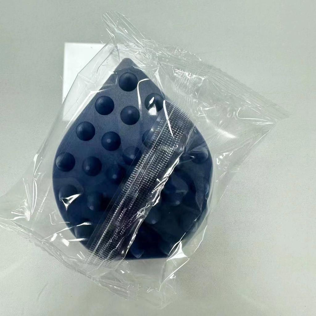 Water drop silicone shampoo brush integrated solid head cleaning massage comb hair washing artifact Japanese brush