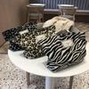 Classic Leopard Print Makeup Bag Zipper Pouch Large Capacity Portable Toiletries Bag Cosmetic Bag for Women