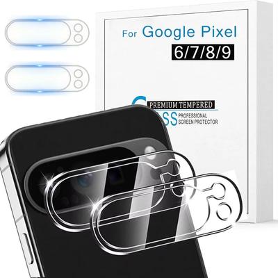 1-3 шт. Защитная пленка для объектива камеры для Pixel 9 ProXL 8 8A 7 6Pro 6A, полное покрытие, закаленное стекло 9H, HD-прозрачные, устойчивые к царапинам