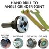 1Set Metal Electric Drill Conversion Angle Grinder Set Connecting Rod